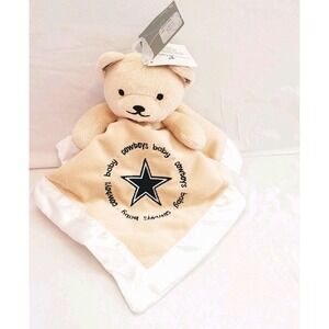 Dallas Cowboys Baby Fanatic Brand 13"  Lovey Plush Teddy NFL Tag
